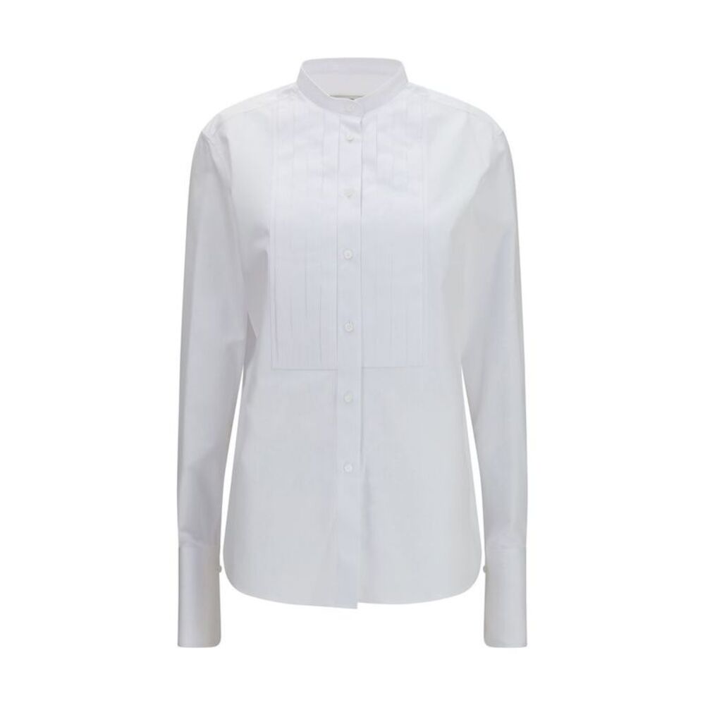 Fendi White Cotton Dress Women's Shirt